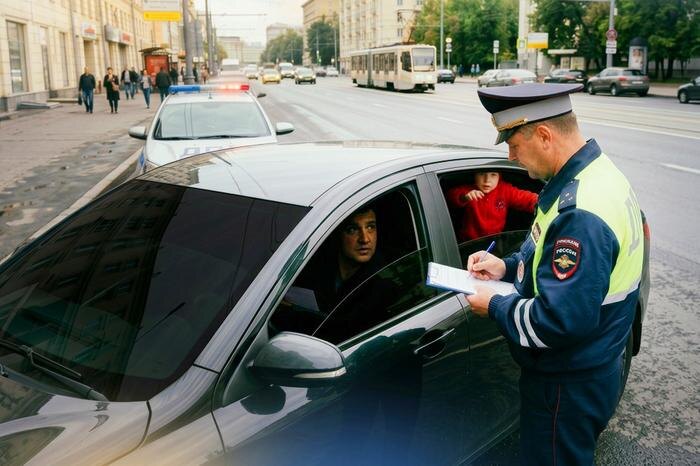 В мае и июне ГИБДД проводит сразу несколько рейдов. Обложка © Gemini Nano Banana