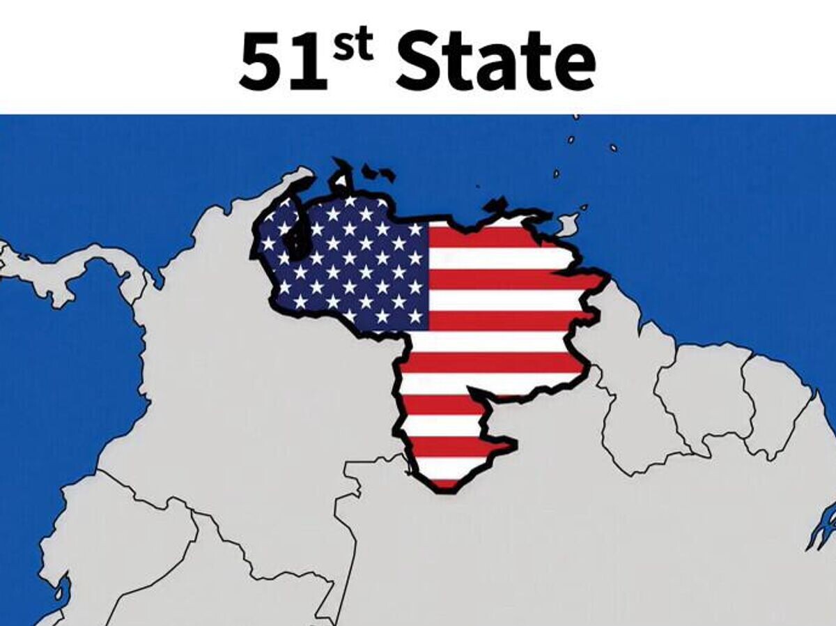    Карта, опубликованная Дональдом Трампом в соцсети | © Donald J. Trump/Truth Social