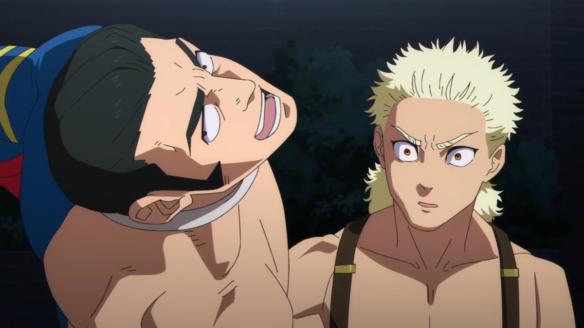 Кадр из аниме «Магическая битва», 3 сезон