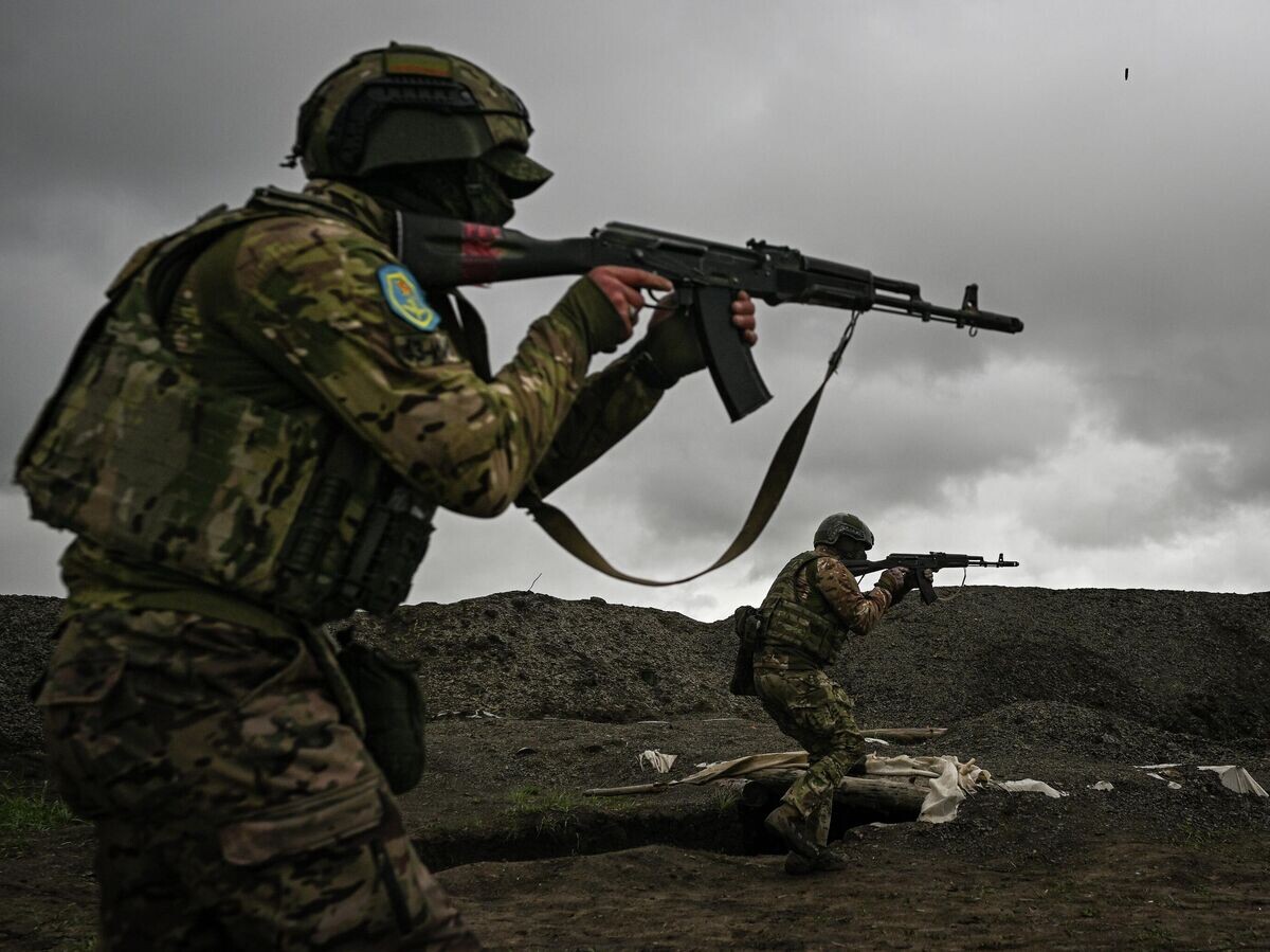   Российские военнослужащие в зоне СВО | © РИА Новости / Сергей Бобылев