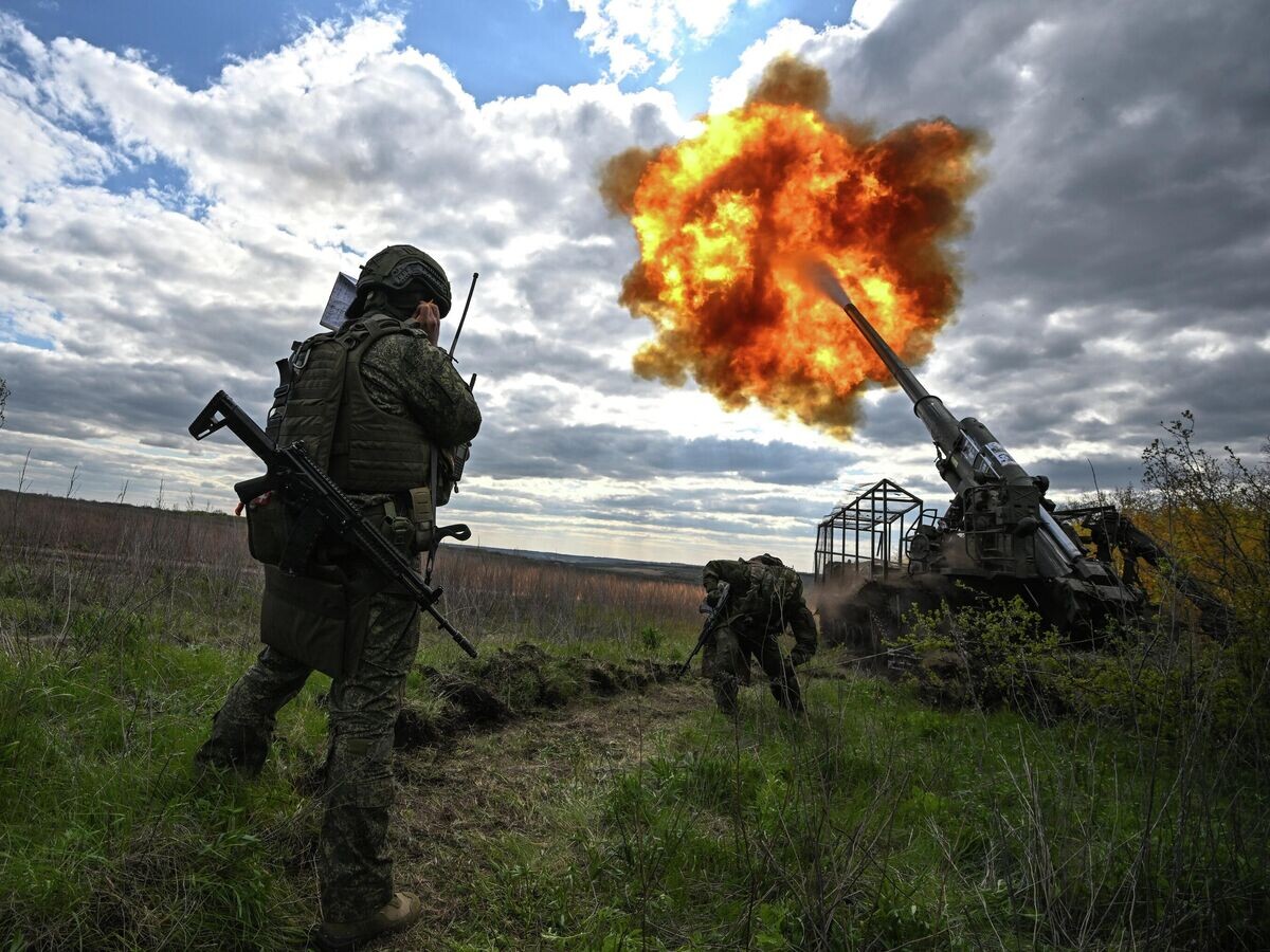    Российские военнослужащие в зоне проведения СВО | © РИА Новости / Сергей Бобылев
