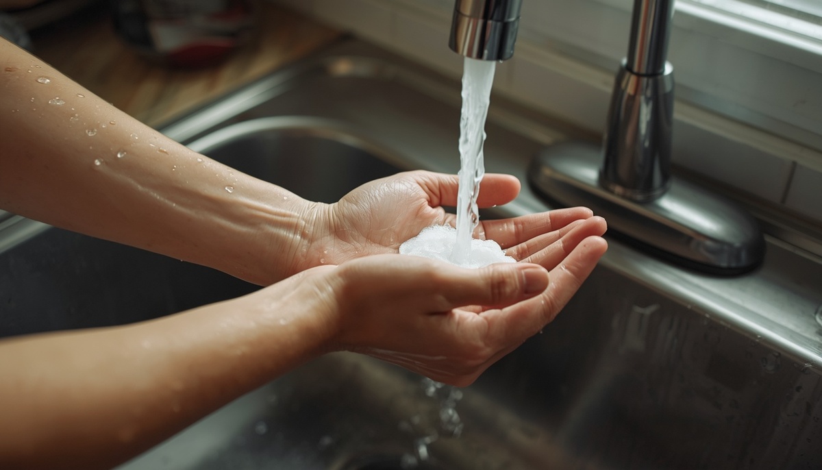 Регулярный контакт с водой и бытовой химией стирает жировую оболочку.