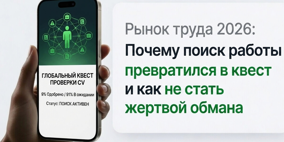 Рынок труда 2026: Почему поиск работы превратился в квест и как не стать жертвой обмана