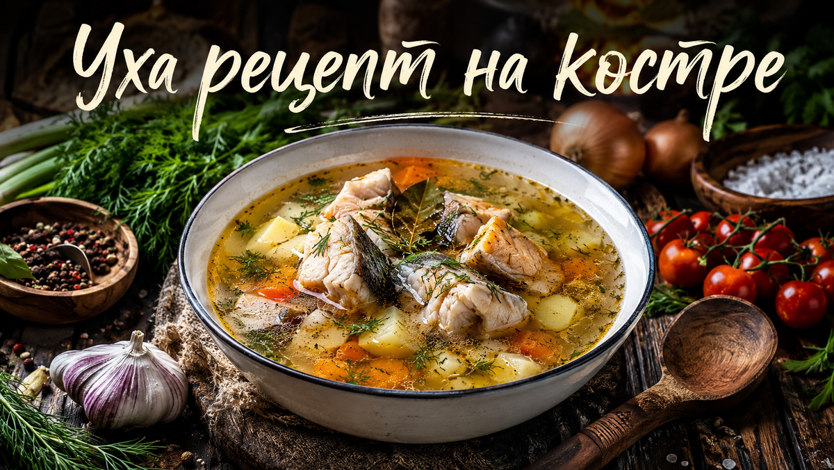 Уха на костре