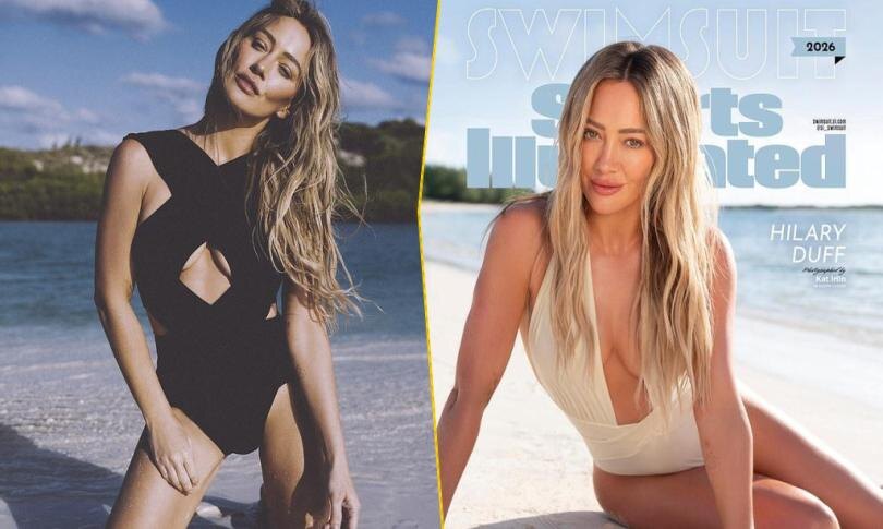    Источник: Kat Irlin/Sport Illustrated | Хилари Дафф впервые появилась на обложке Sports Illustrated Swimsuit