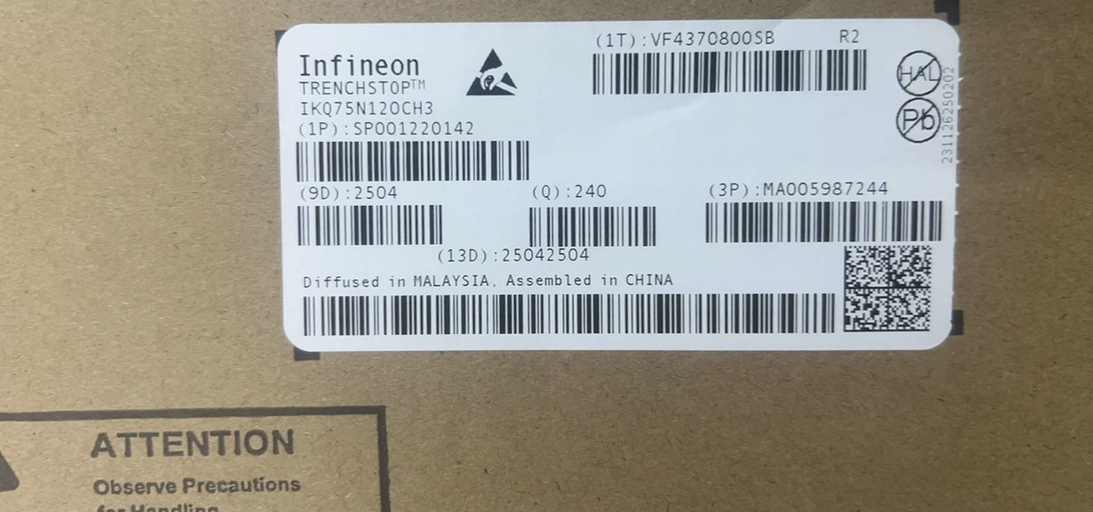 Infineon Series IKQ75N120CH3.