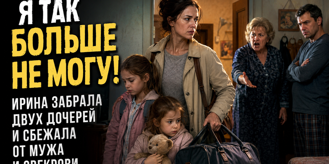 «Я так больше не могу»: Ирина забрала дочерей и сбежала от мужа и свекрови после 15 лет ада