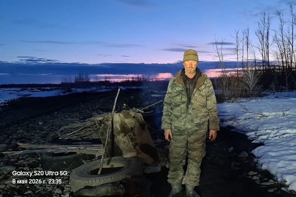    Мужчина выживал в лесу несколько дней. Фото: КП РС(Я) Дороги Арктики