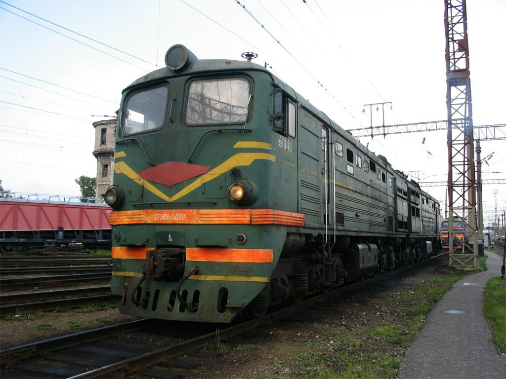 В депо Муром. 2008 г. Автор Трусов. Паровоз ИС.