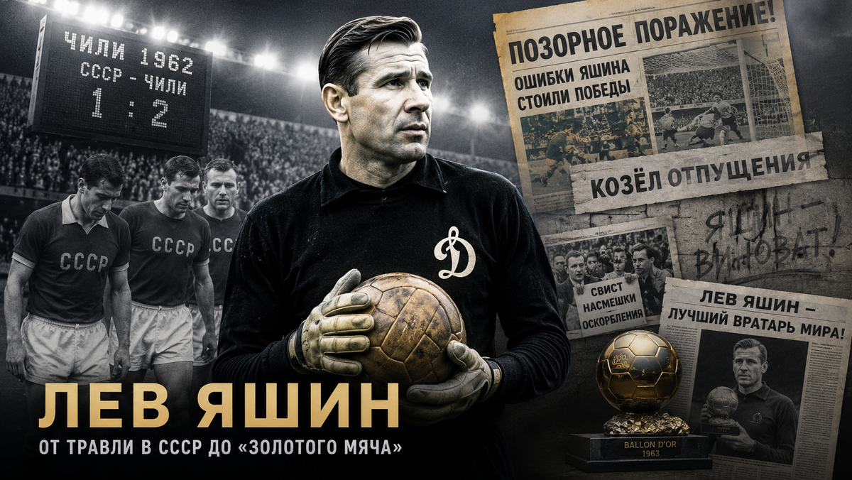 Лев Яшин пережил, пожалуй, самый тяжелый период своей карьеры после чемпионата мира 1962 года.