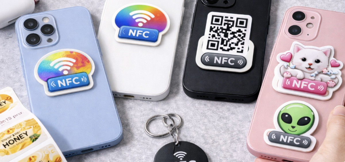 Варианты NFC наклеек