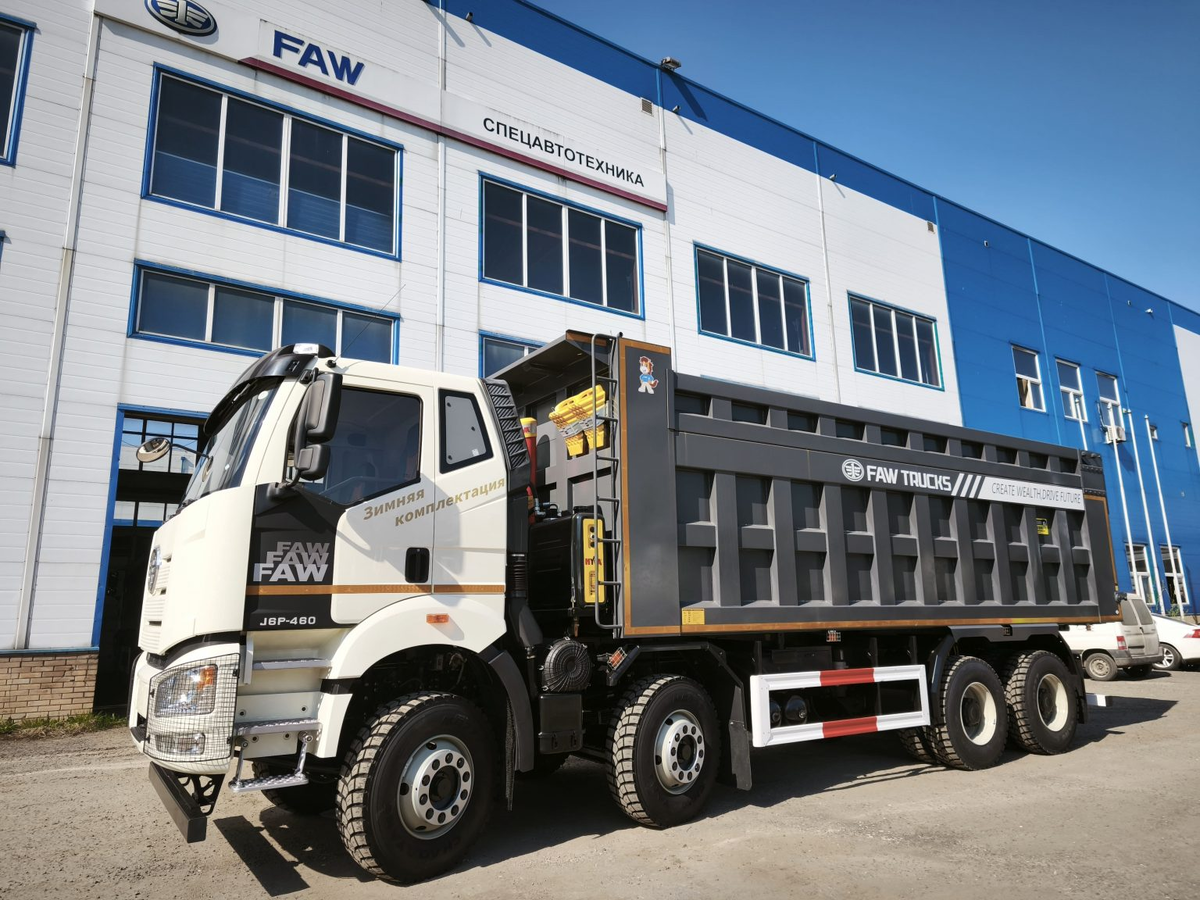 ФОТО: МИХАИЛ ОЖЕРЕЛЬЕВ / FAW Trucks J6P New полная масса: 42 600 кг начало продаж: 2025 г 