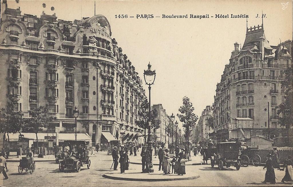 Бульвар Распайль. 1910. Почтовая открытка. 