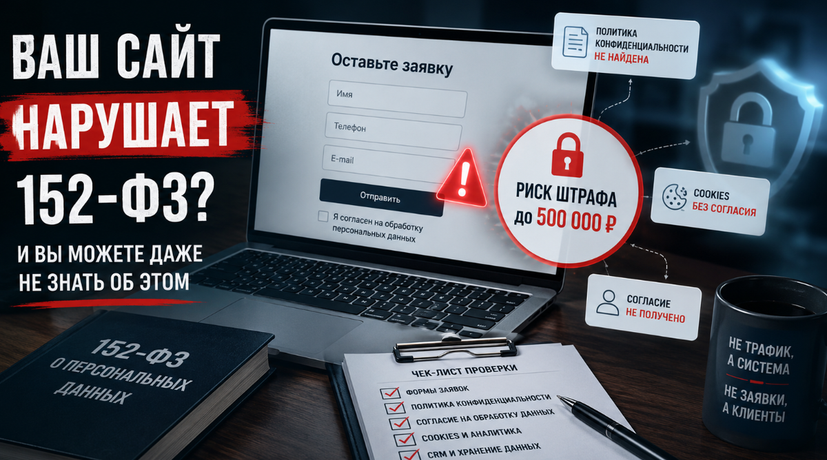 Как проверить свой сайт на нарушение 152-ФЗ?