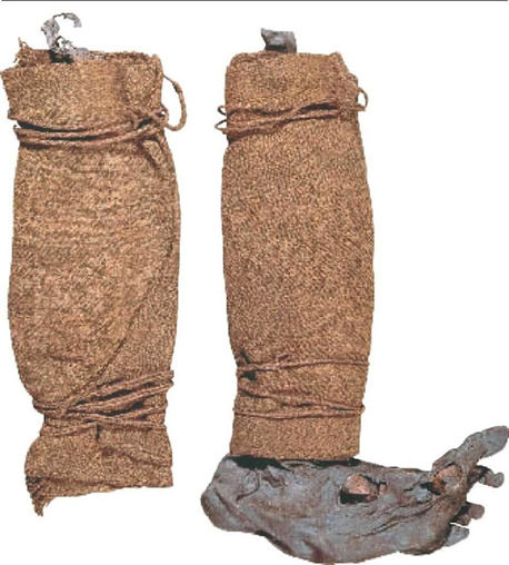 Германские обмотки из торфяника (200-400 гг. н.э.) Дания