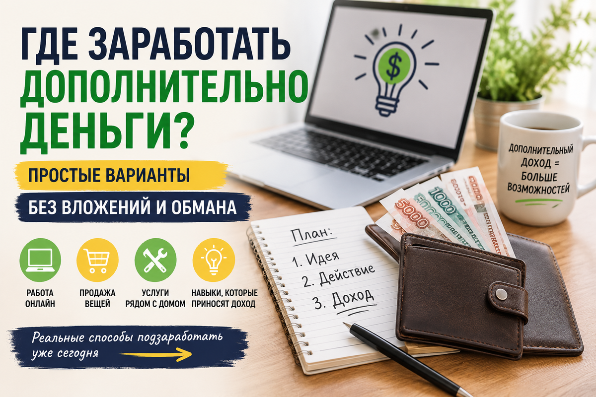 Где заработать деньги?