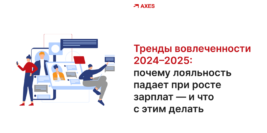 Тренды вовлеченности 2024–2025: почему лояльность падает при росте зарплат — и что с этим делать