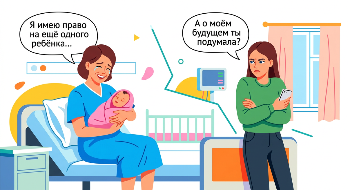 В 46 жизнь только начинается, но 24-летняя дочь считает, что я обязана была стать бабушкой, а не матерью