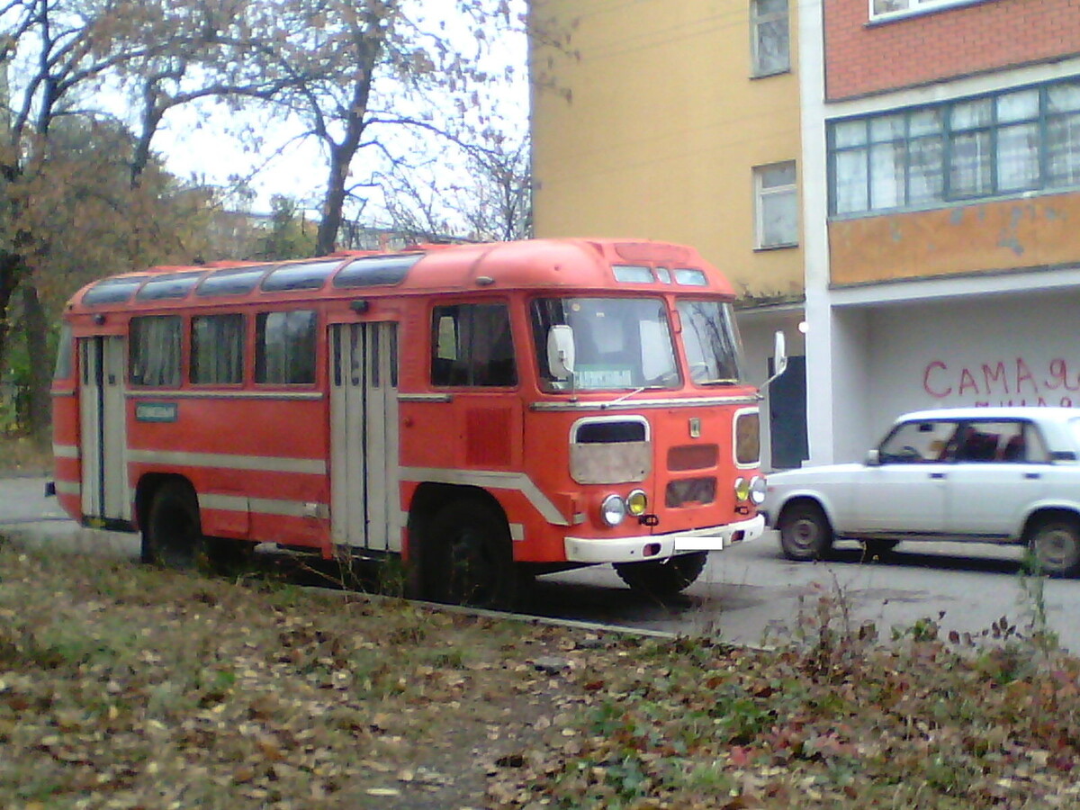 ПАЗ-672 на улице Ессентуков, ноябрь 2012 года