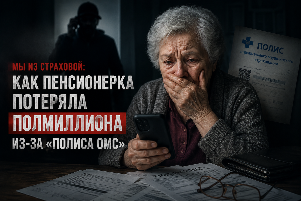 🚨 «Мы из страховой»: как пенсионерка потеряла полмиллиона из-за «полиса ОМС»