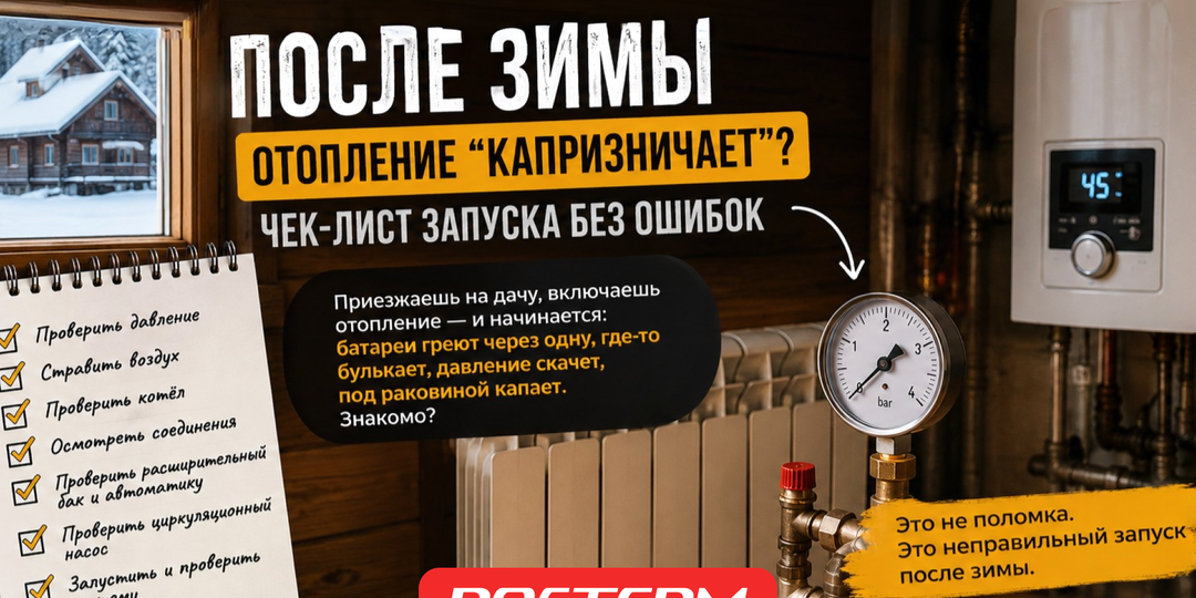 Как запустить отопление на даче после зимы: пошаговая проверка системы
