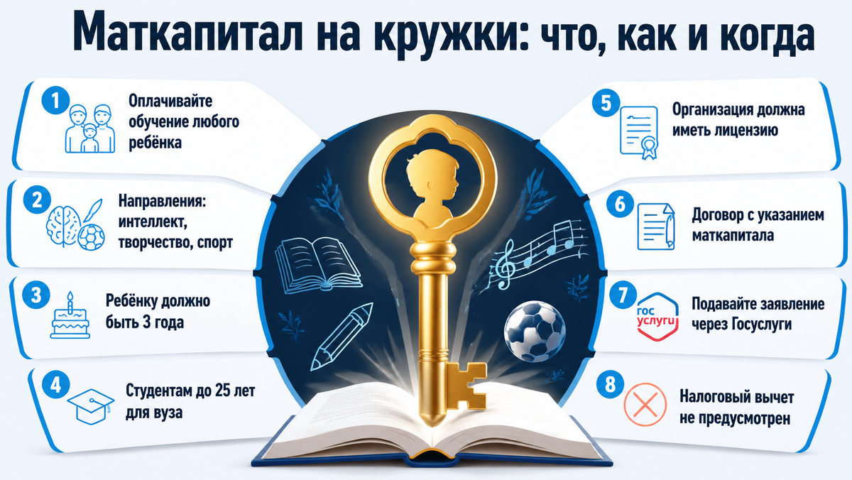Маткапитал на кружки: что, как и когда  📷
