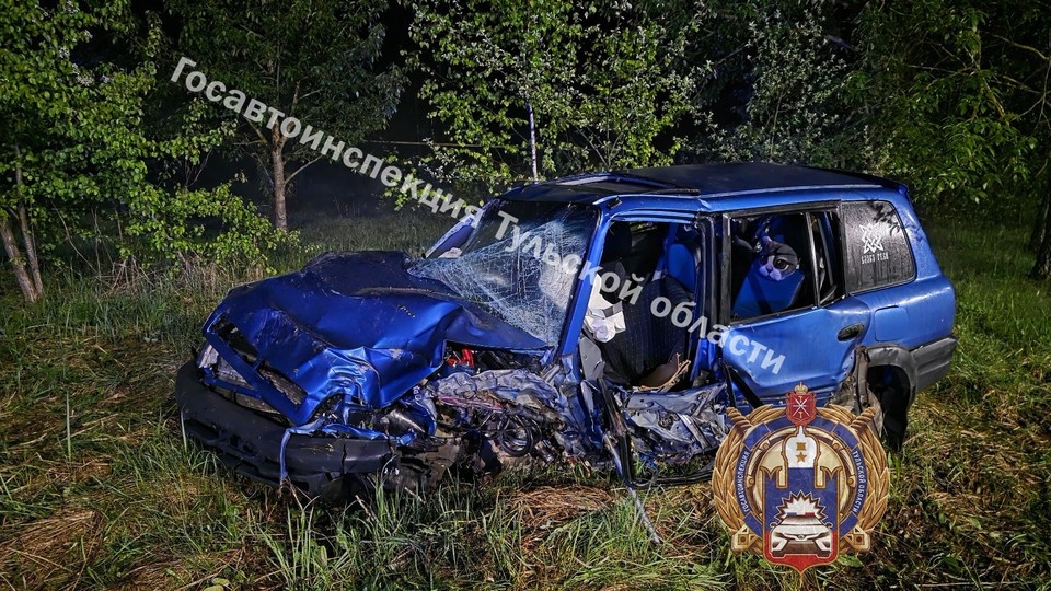    В Суворовском районе водитель автомобиля Toyota врезался в дерево и перевернулся. материалы пресс-служб