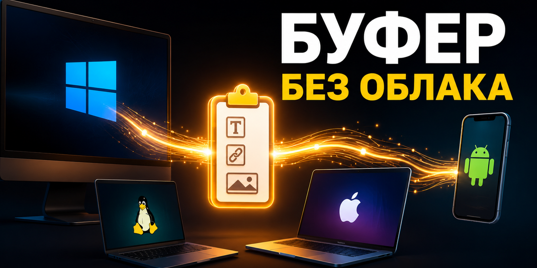 CrossPaste: буфер обмена между Windows, Linux, Mac и телефоном без облака