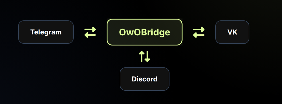 Общая схема работы системы OwOBridge