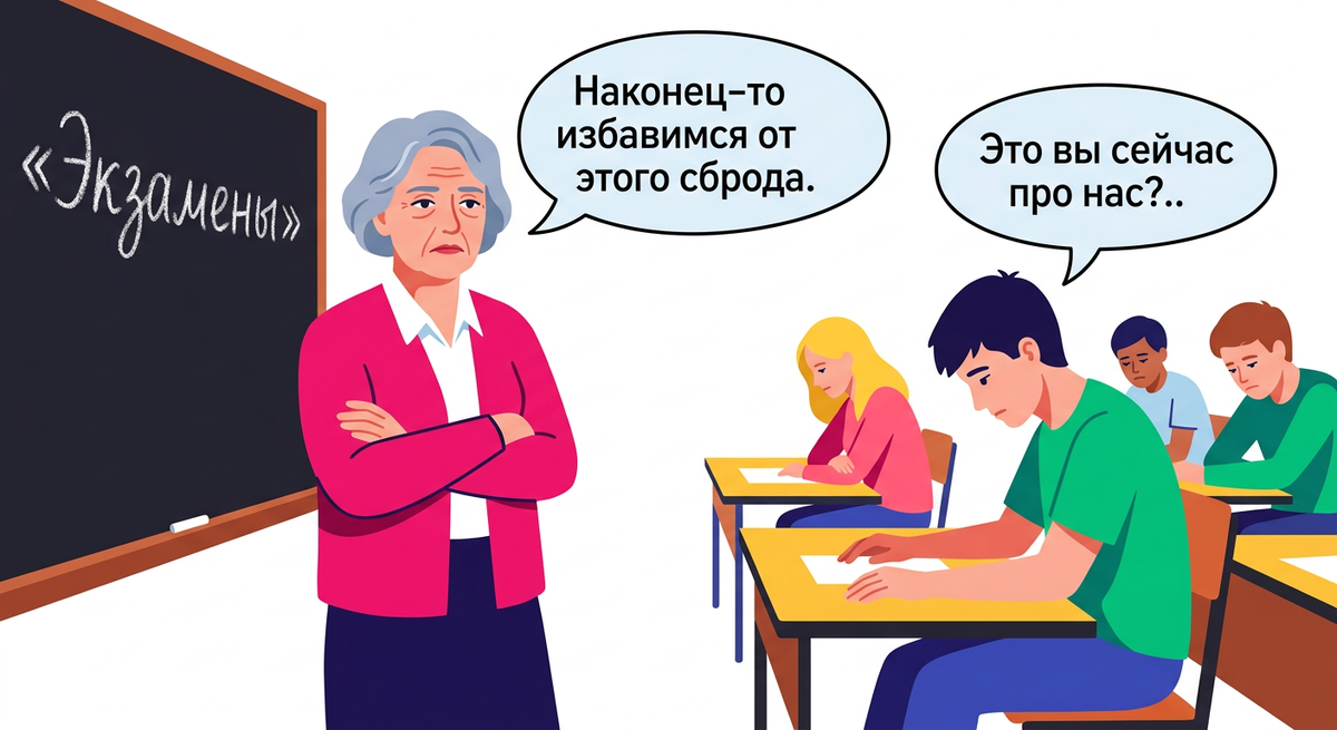 После 9 класса 13 детей уходят в колледжи. Классная: "Наконец избавимся от сброда и балласта". Директор предлагает замять