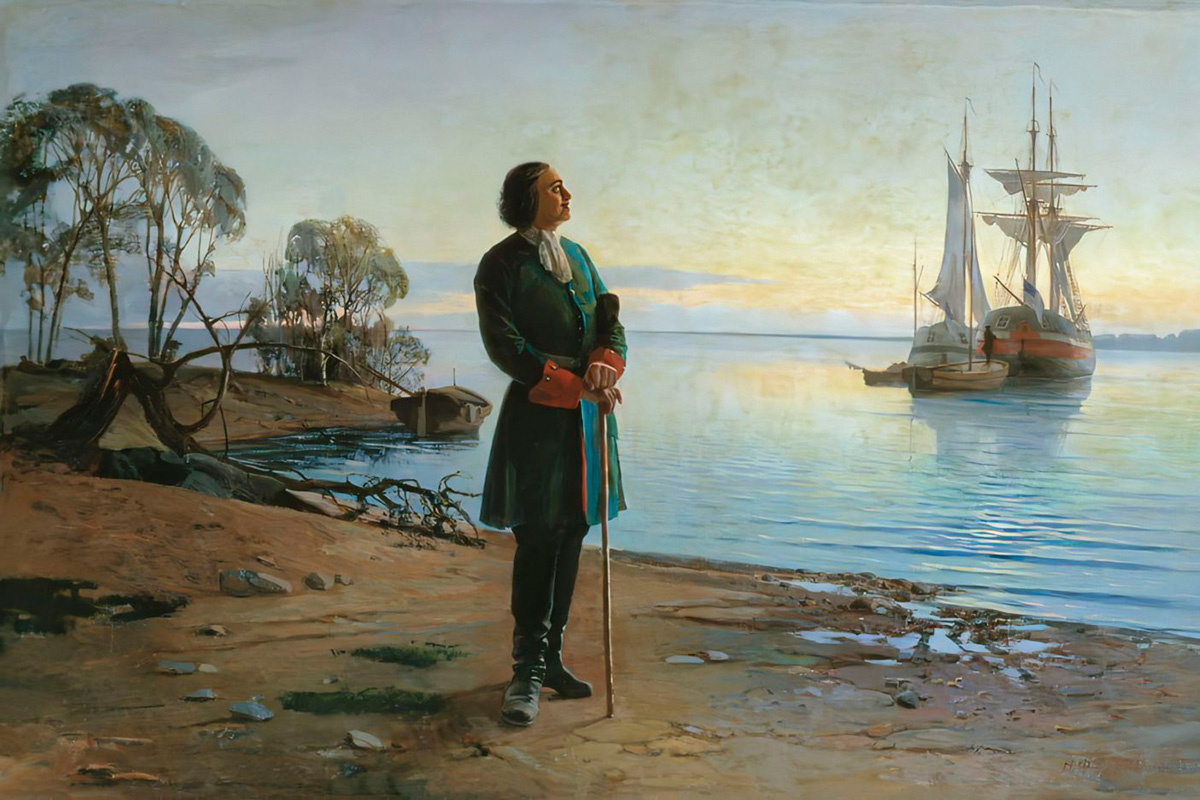 Wikimedia.org📷«Здесь будет город заложен», Николай Добровольский