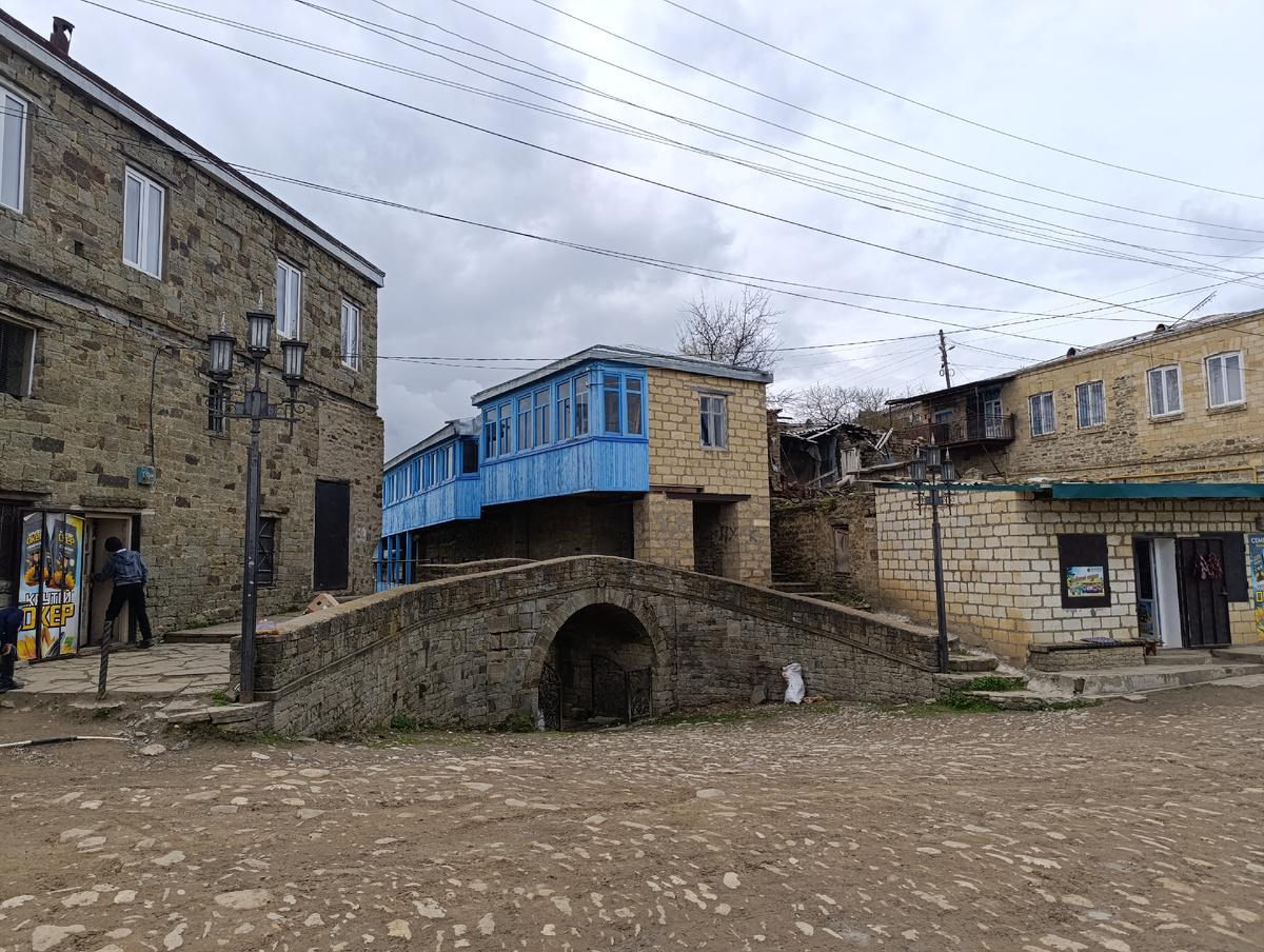 Кубачи, главная площадь.