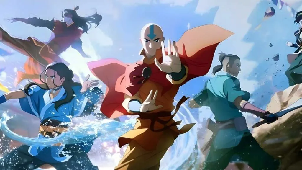 Кадр из фильма The Legend of Aang: The Last Airbender. Режиссер: Стив Ан, Уильям Мата, Лорен Монтгомери. Производство: Avatar Studios (II), Nickelodeon Animation Studios, Nickelodeon Movies, Paramount Pictures