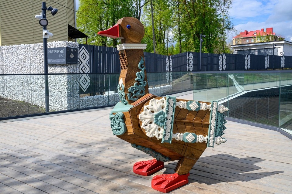    Гайдаровский пруд в Арзамасе открыли после благоустройства. Фото: АНО «Управляющая компания по развитию Саровско-Дивеевского кластера и Нижегородской области»