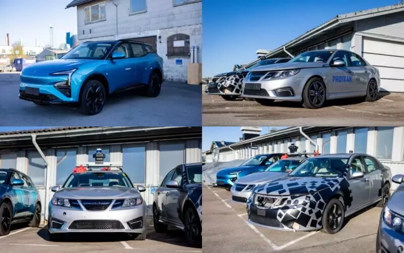 Прототипы Saab 9-3 и кроссовер Hengchi 5📷
