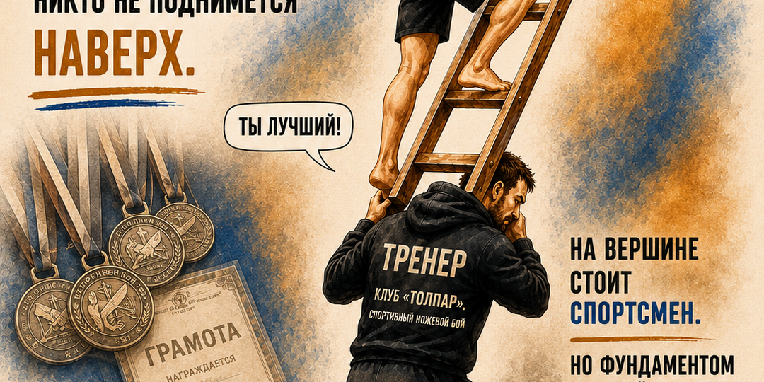 Все увидят чемпиона. Немногие увидят того, кто помог ему им стать.