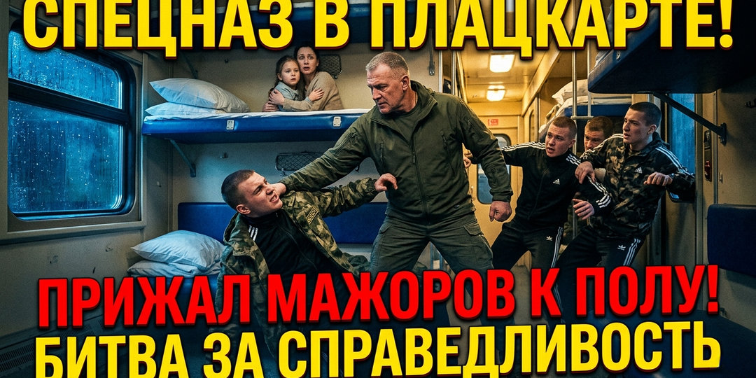 Случай в плацкарте: дембеля гуляли всю ночь — до тех пор, пока не разбудили не того