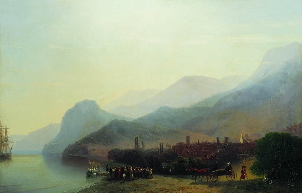 И.К. Айвазовский - "Алушта" - 1878
