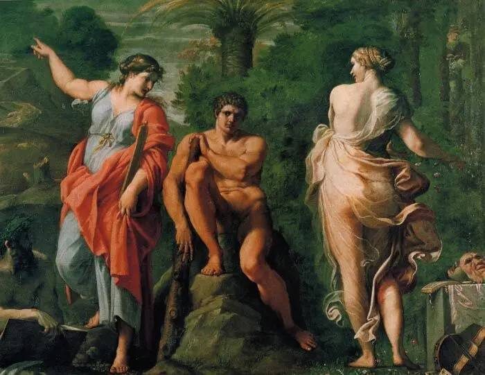     Аннибале Карраччи. Выбор Геркулеса. 1596   
undefined
