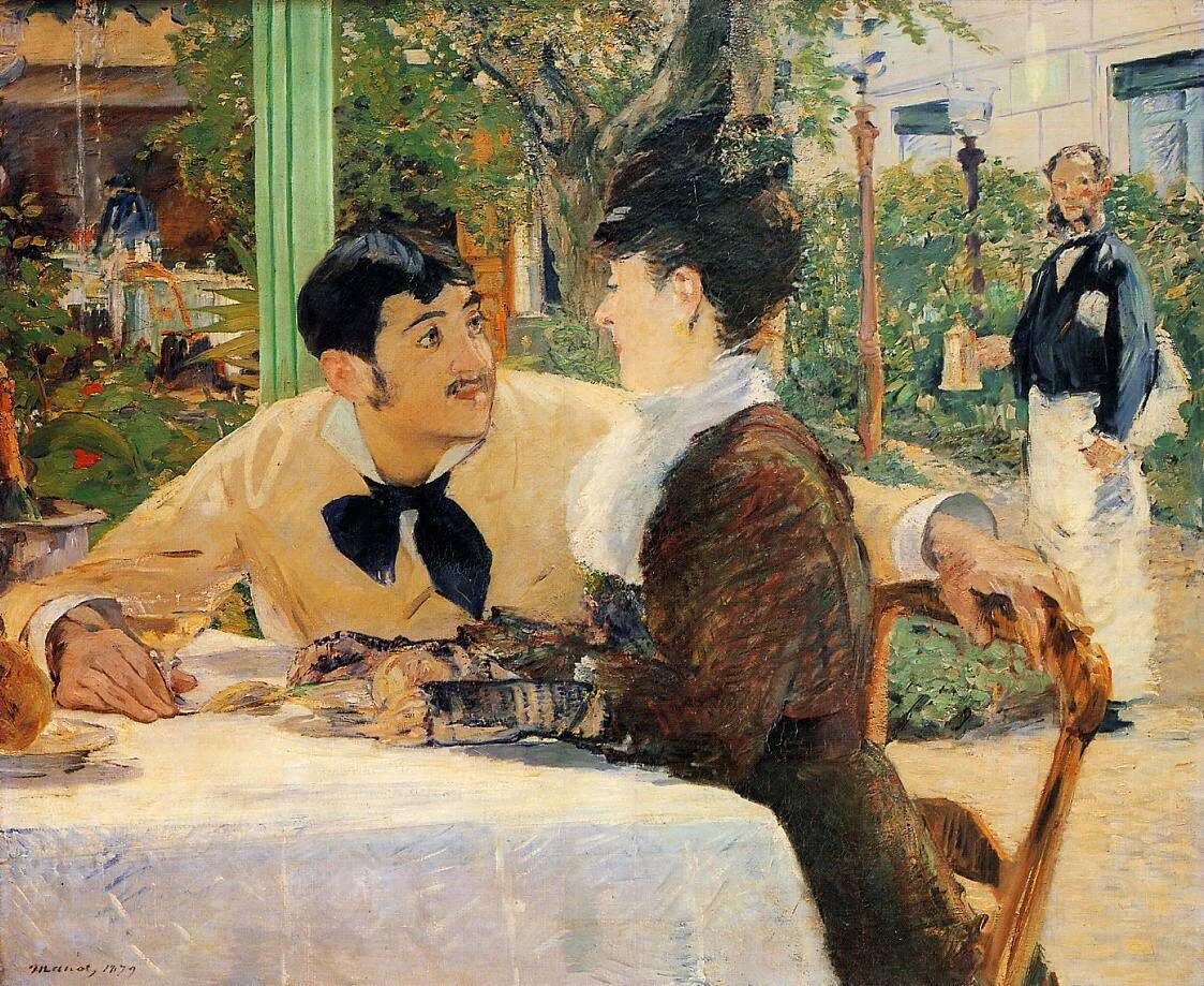     Эдуард Мане. У Папаши Латюиля. 1879   
undefined