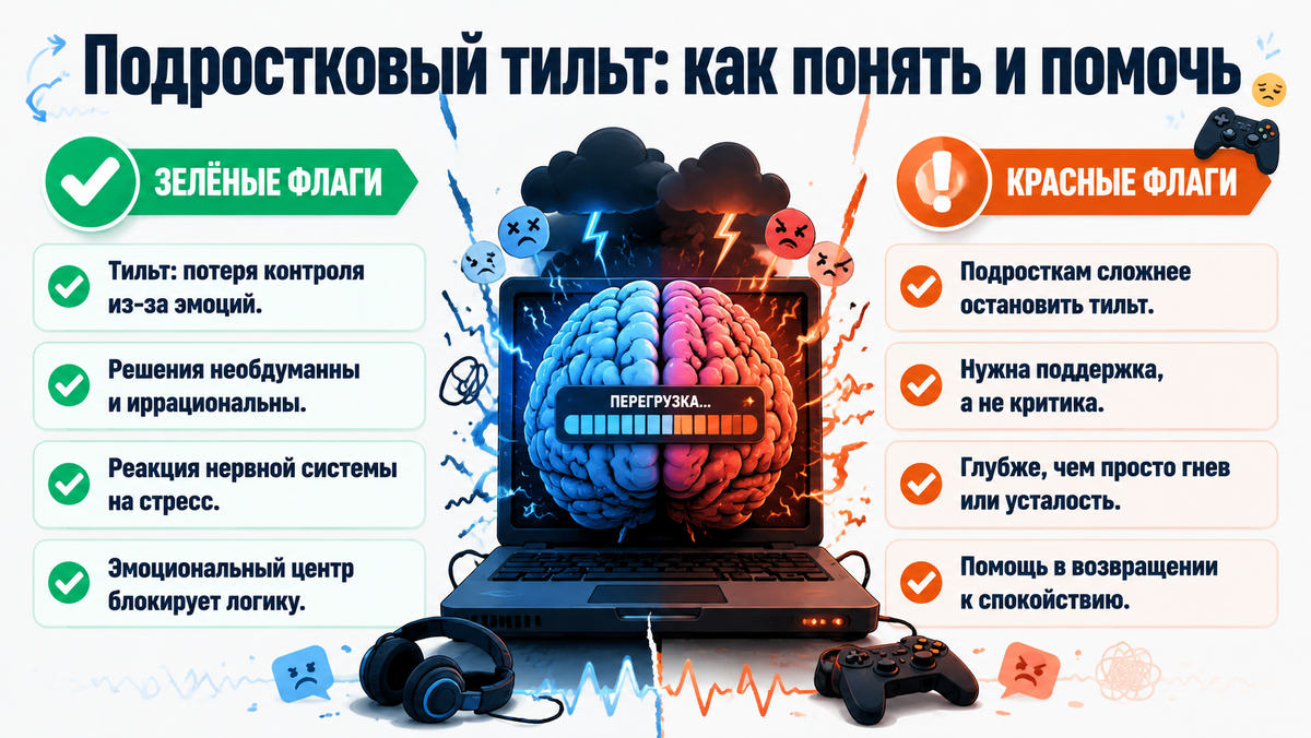 Подростковый тильт: как понять и помочь  📷
