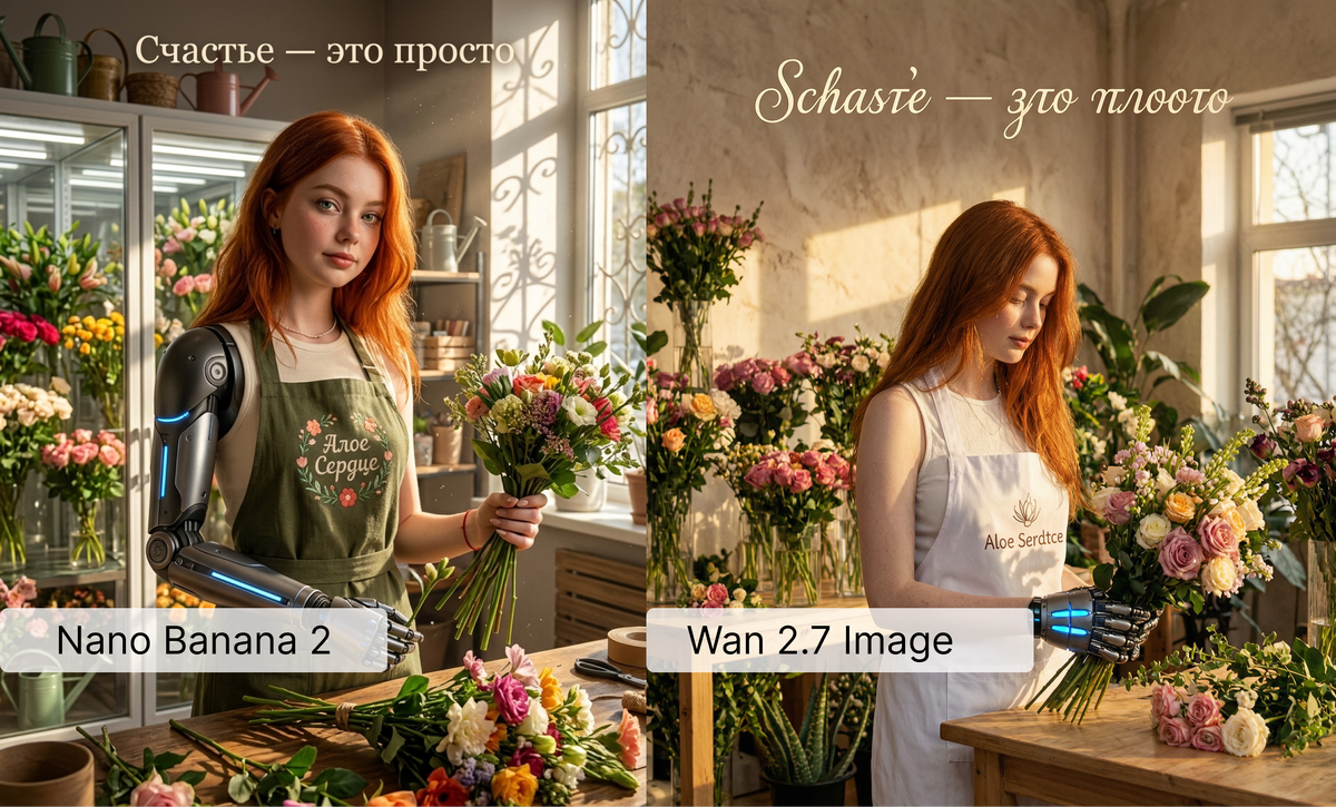 Nano Banana 2 vs WAN 2.7 Image: что выбрать для генерации рекламы продукта?