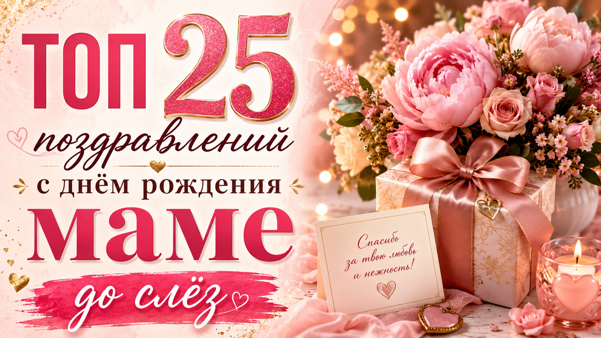 ТОП 25 — поздравления с днём рождения маме до слёз