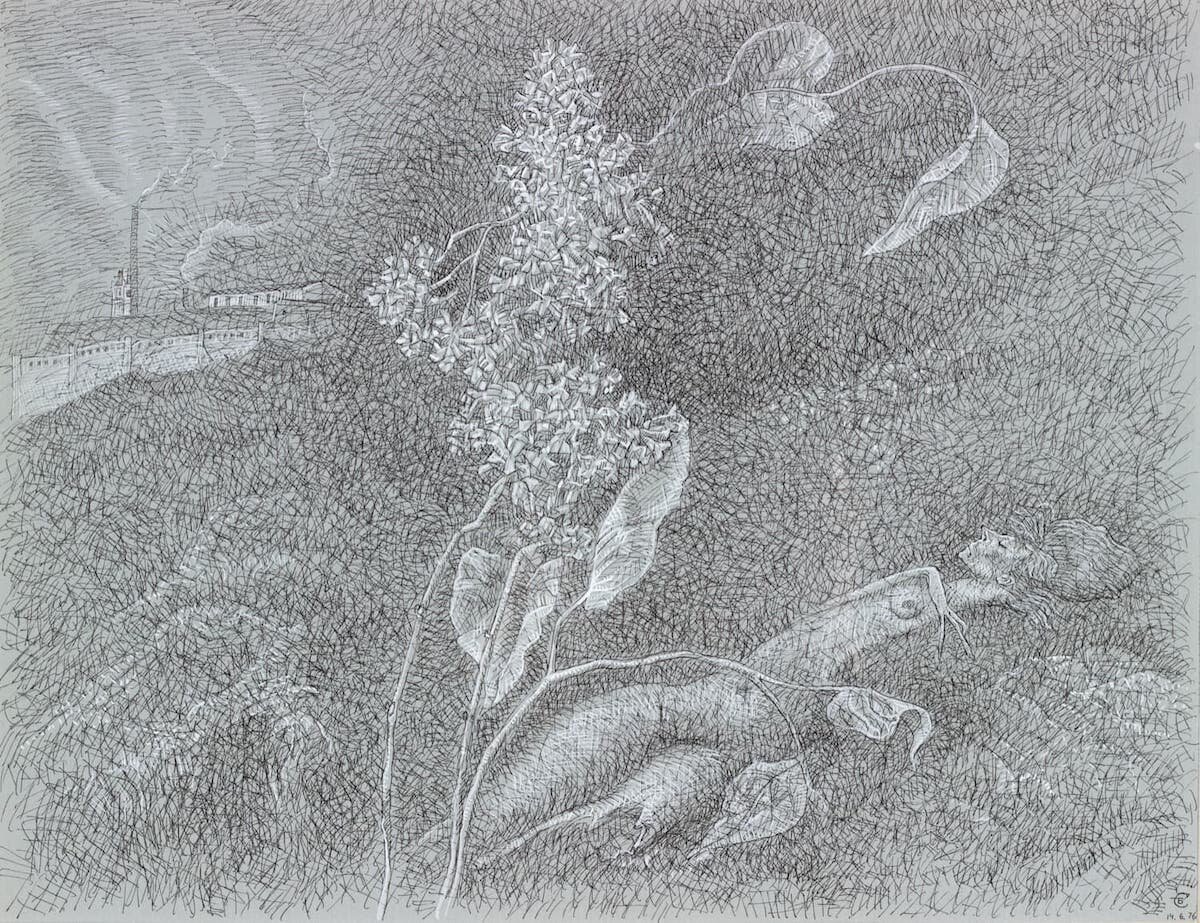 Борис Свешников. Пейзаж ﻿с обнаженной (1976). Фото: AZ Museum