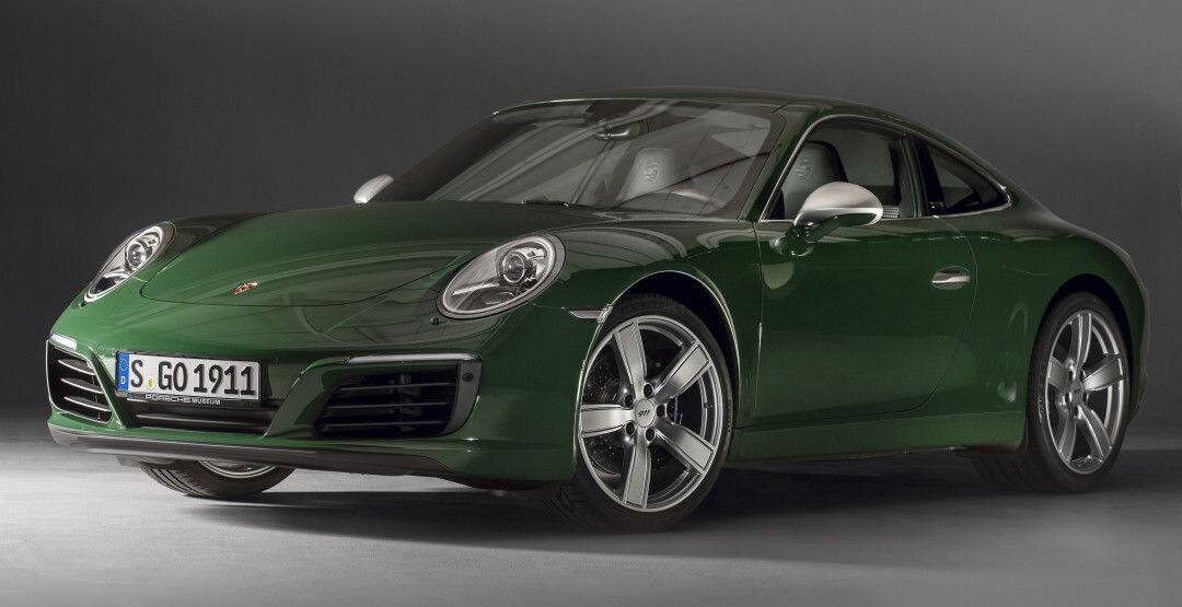 Зелёный Carrera S юбилейный экземпляр