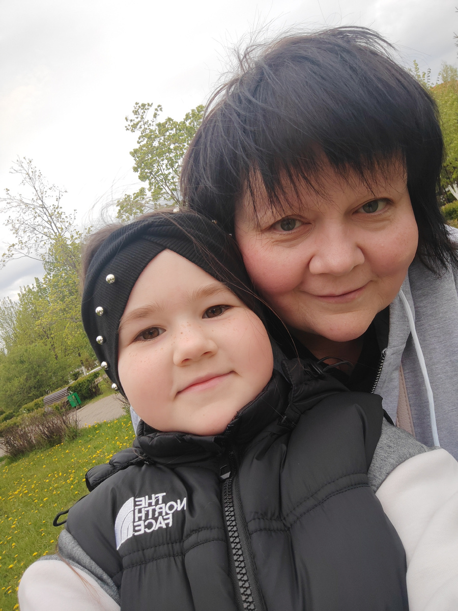 Это я и моя внучка Полина❤️ 