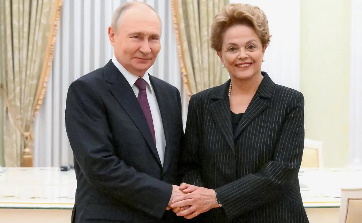    Источник: Владимир Путин и Дилма Руссефф Фото: Пелагия Тихонова / Sputnik / Reuters. rbc.ru Евгения Суворова