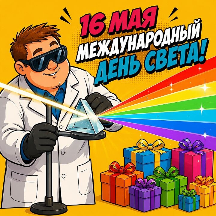 16 мая - Международный день света! podarokplus.ru