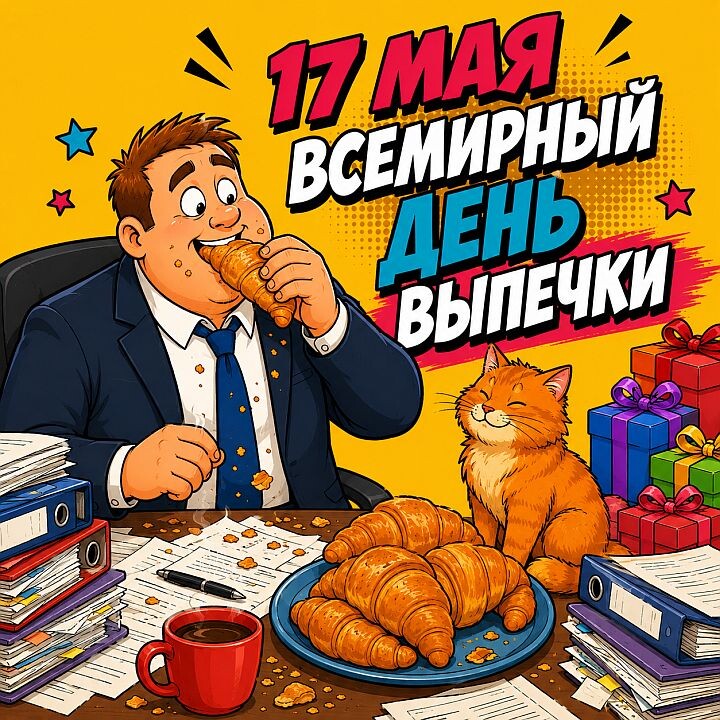 17 мая — Всемирный день выпечки! podarokplus.ru