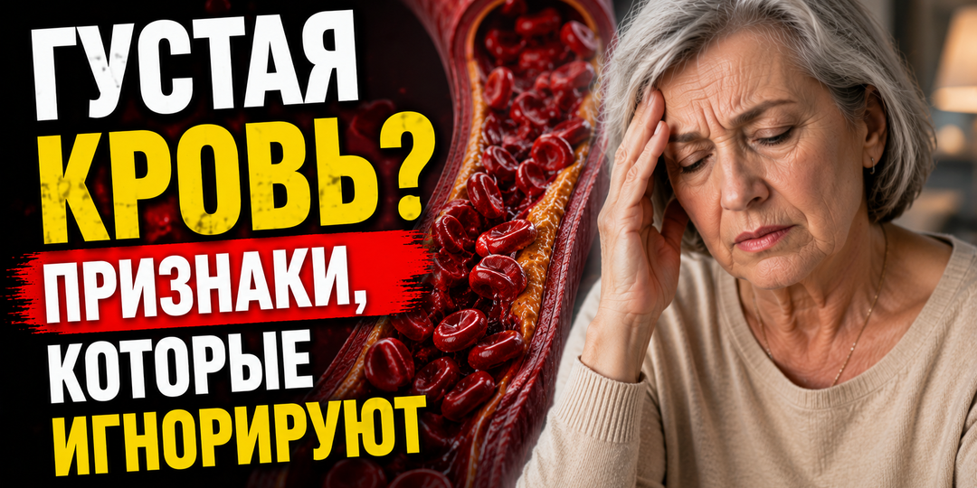 Какие признаки указывают на густую кровь?
